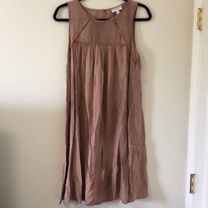 Liz Lange Dusty Rose Sleeveless Maternity Dress